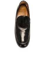 The Row Flynn Loafer in Black, view 4, click to view large image.