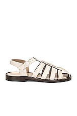 The Row Pablo Sandal in White, view 1, click to view large image.