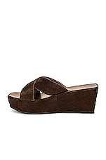 The Row Tate X Sandal in Brown, view 5, click to view large image.