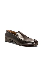 The Row Flynn Loafer in Brown, view 2, click to view large image.