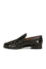 The Row Enzo Loafer in Black, view 5, click to view large image.