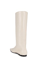 The Row Bette Boot in Ivory, view 3, click to view large image.