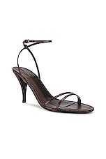 The Row Cleo Sandal in Hickory, view 2, click to view large image.