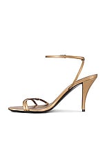 The Row Cleo Bijoux Sandal in Old Gold & Silver, view 5, click to view large image.