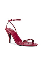The Row Cleo Bijoux Sandal in Ribes & Silver, view 2, click to view large image.
