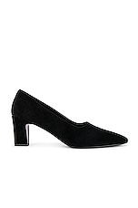 The Row Marta Pump in Black, view 1, click to view large image.