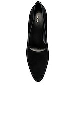 The Row Marta Pump in Black, view 4, click to view large image.