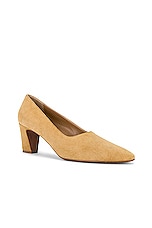 The Row Marta Pump in Tan, view 2, click to view large image.