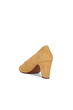 The Row Marta Pump in Tan, view 3, click to view large image.