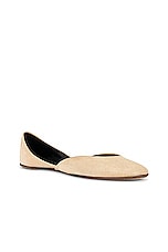 The Row Gemma Ballet Flat in Trench, view 2, click to view large image.