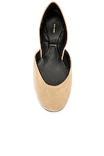 The Row Gemma Ballet Flat in Trench, view 4, click to view large image.