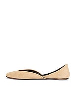 The Row Gemma Ballet Flat in Trench, view 5, click to view large image.