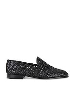 The Row Davis Loafer in Black, view 1, click to view large image.