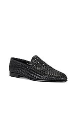 The Row Davis Loafer in Black, view 2, click to view large image.