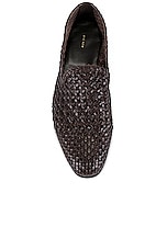 The Row Davis Loafer in Dark Brown, view 4, click to view large image.