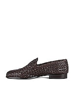 The Row Davis Loafer in Dark Brown, view 5, click to view large image.