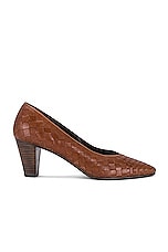 The Row Charlotte Pump in BROWN, view 1, click to view large image.