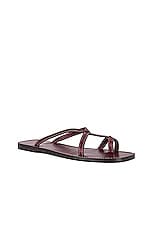 The Row Link Sandal in FRAMBOISE, view 2, click to view large image.