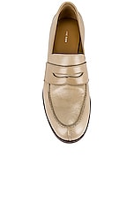 The Row Vera Loafer in BARK, view 4, click to view large image.