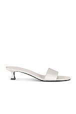 The Row Combo Kitten Heel in Ivory & Milk, view 1, click to view large image.