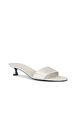 The Row Combo Kitten Heel in Ivory & Milk, view 2, click to view large image.