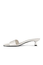 The Row Combo Kitten Heel in Ivory & Milk, view 5, click to view large image.