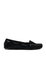 The Row Mabel Moc Loafer in Black, view 1, click to view large image.