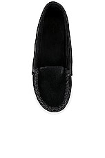 The Row Mabel Moc Loafer in Black, view 4, click to view large image.