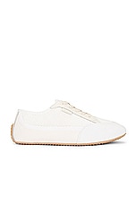 The Row Bonnie Sneaker in Ivory & White, view 1, click to view large image.