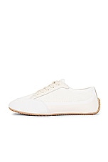 The Row Bonnie Sneaker in Ivory & White, view 5, click to view large image.