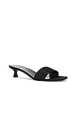 The Row Combo Kitten Heel in Black, view 2, click to view large image.
