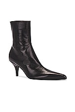 The Row Sling Bootie in BLACK, view 2, click to view large image.