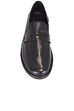 The Row Cary Loafer in BLACK, view 4, click to view large image.