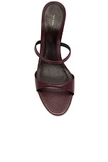 The Row Vika Knot 80 Sandal in Bordeaubergine, view 4, click to view large image.