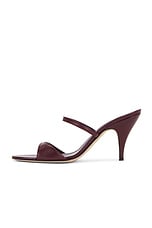 The Row Vika Knot 80 Sandal in Bordeaubergine, view 5, click to view large image.