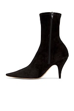 The Row Liisa Bootie in Black, view 5, click to view large image.