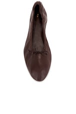 The Row Awar Ballerina Flat in Dark Brown, view 4, click to view large image.