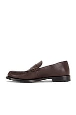 The Row Novus Mocassin Loafer in Dark Brown, view 5, click to view large image.