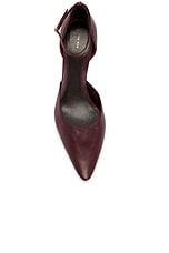 The Row Liisa D'orsay Pump in Bordeaubergine, view 4, click to view large image.