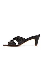 The Row Soft Knot Sandal in Black, view 5, click to view large image.