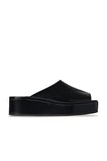 靴 melt the lady volume upper sandal Black melt the lady volume upper sandal