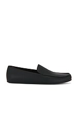 The Row Leo Slipper in Black | FWRD