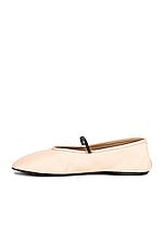 The Row Elastic Ballet Flats in Milk, view 5, click to view large image.