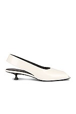 The Row Sharp Slingback Heels in Milk | FWRD