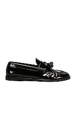 The Row Men's Loafers in Black, view 1, click to view large image.