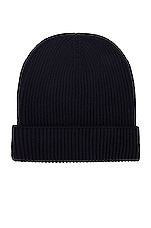 TOM FORD Cashmere Hat in Navy, view 2, click to view large image.