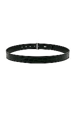 TOM FORD Double T Belt 30 Mm in Black, view 2, click to view large image.