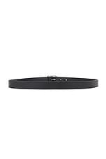 TOM FORD Angled Buckle Belt 23mm in Black, view 2, click to view large image.