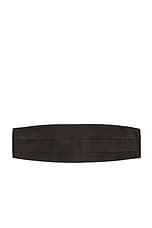 TOM FORD Satin Cummerbund in Black, view 1, click to view large image.