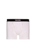 TOM FORD Boxer Brief in White, view 1, click to view large image.